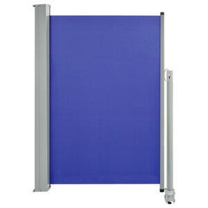 vidaXL Auvent latéral rétractable de patio 120x300 cm Bleu