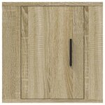 vidaXL Meubles TV muraux 2 Pièces Chêne sonoma 40x34 5x40 cm