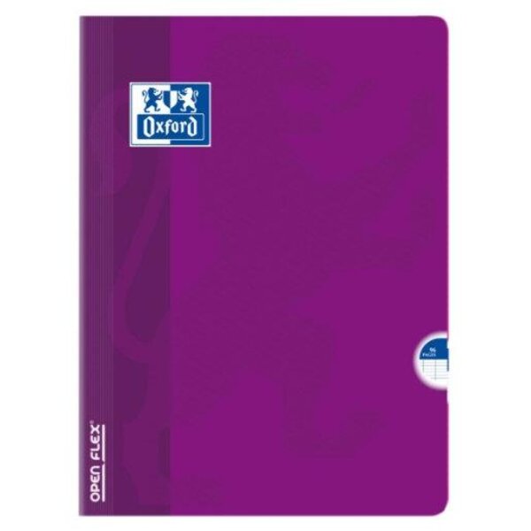 Cahier 'Openflex' A4 210 x 297 mm 96 pages Séyès 90g Coloris Aléatoire OXFORD