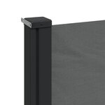 vidaXL Auvent latéral rétractable anthracite 140x500 cm