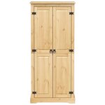 vidaXL Garde-robe Corona 76x50x170 cm bois de pin massif