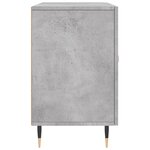 vidaXL Buffet gris béton 100x36x60 cm bois d'ingénierie