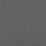 vidaXL Cadre de lit gris foncé 120x190 cm tissu