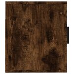 vidaXL Meuble TV mural Chêne fumé 57x34 5x40 cm