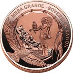 Pièce de monnaie en Cuivre 1 Dollar g 155.5 (5 oz) Millésime 2024 CHINCOTEAGUE PONIES
