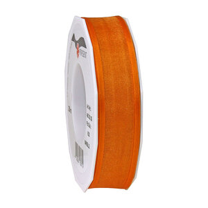 Organza marseille 25-m-rouleau 25 mm orange