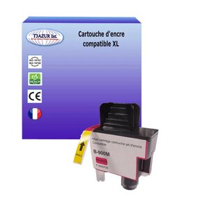 T3AZUR- Cartouche compatible avec Brother LC900 Magenta  pour Brother MFC-5840CN  MFC-610CLN  MFC-610CLWN  MFC-615CL