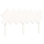 vidaXL Lit pour personne âgée et tête de lit 140x200 cm bois massif