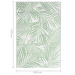 vidaXL Tapis d'extérieur Vert 160x230 cm PP