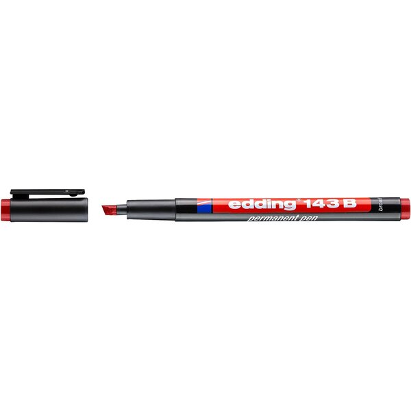 Feutre Permanent 143 b rouge 1-3 mm EDDING