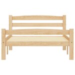 vidaXL Cadre de lit sans matelas bois massif de pin 100x200 cm