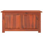 vidaXL Coffre de rangement avec couvercle marron bois massif d'acacia