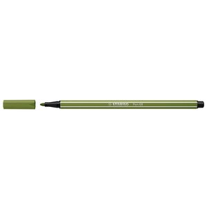 Stylo feutre pen 68 vert mousse stabilo