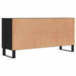 vidaXL Meuble TV noir 103 5x30x50 cm bois d'ingénierie