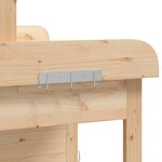vidaXL Table de rempotage avec armoire bois massif de sapin