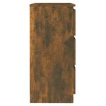vidaXL Buffet Chêne fumé 60x35x76 cm Bois d'ingénierie