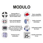 Module De Classement Modulo Ecoblack 10 Tiroirs Fermés - Noir - Exacompta