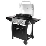 SOMAGIC Barbecue a gaz Brooklyn 350 - Noir et gris argenté