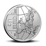 Pièce de monnaie 5 euro Belgique 2022 BU – Le Marsupilami (colorisée)