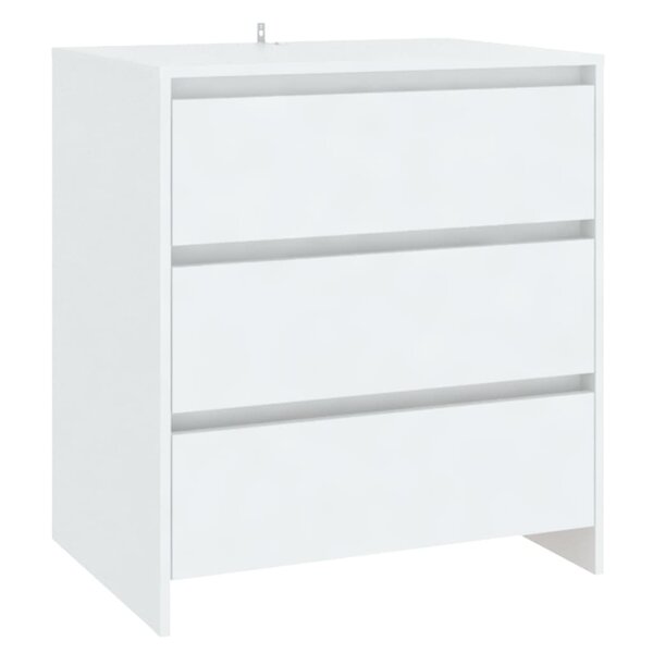 vidaXL Buffet Blanc 70x41x75 cm Bois d'ingénierie