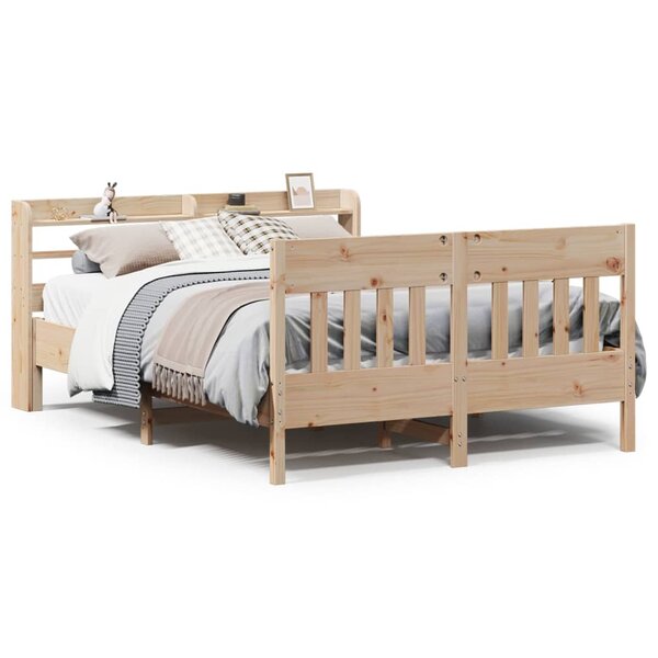 vidaXL Cadre de lit sans matelas 120x200 cm bois de pin massif