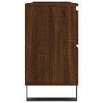 vidaXL Armoire salle de bain chêne marron 80x33x60cm bois d'ingénierie