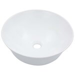 vidaXL Lavabo 41x12 5 cm Céramique Blanc