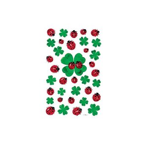 AVERY Zweckform Sticker ZDesign "Coccinelle et trèfle"