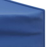 vidaXL Tente de réception pliable avec parois Bleu 3x3 m