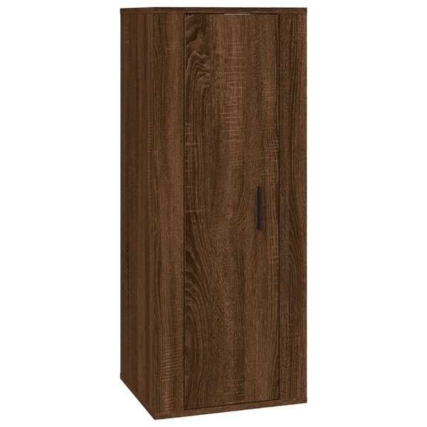 vidaXL Meuble TV mural Chêne marron 40x34 5x100 cm