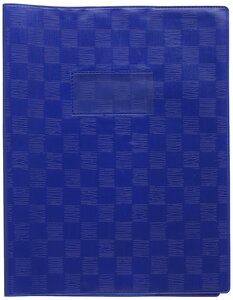 Protège-cahier Madras PVC 22/100e Avec Rabat Marque page 24x32 vert CALLIGRAPHE