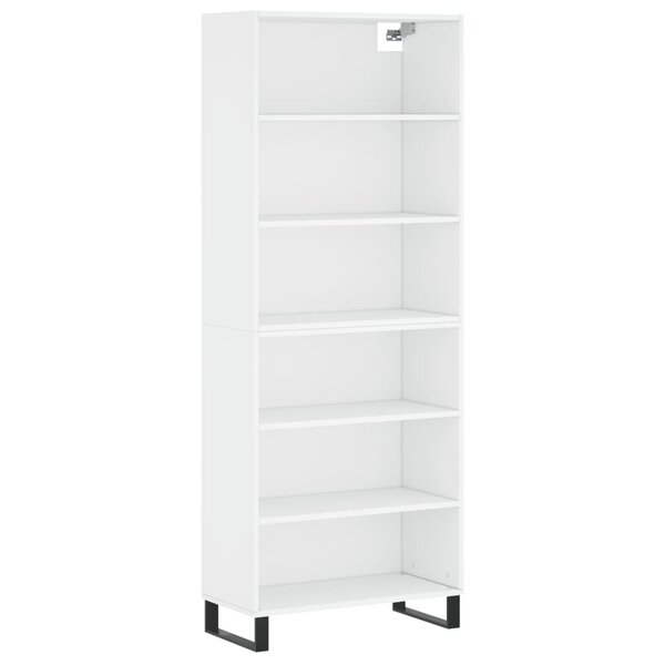 vidaXL Buffet blanc 69 5x32 5x180 cm bois d'ingénierie