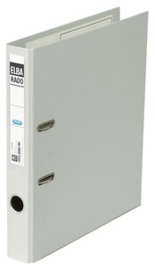 classeur rado plast dos: 50 mm A4 gris ELBA