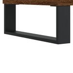 vidaXL Buffet Chêne marron 34 5x34x90 cm Bois d'ingénierie