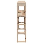 vidaXL Tête de lit avec étagères 150 cm bois massif de pin
