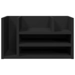Organisateur armoire de bureau 44 5 x 24 x 25 cm bois d'ingénierie noir 02_0043567