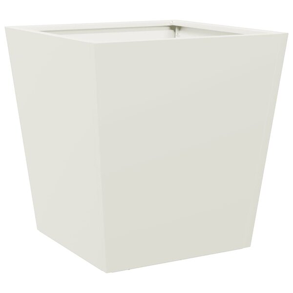 vidaXL Jardinière blanc 40x40x40 cm acier