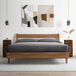 vidaXL Buffet Chêne fumé 30x30x70 cm Bois d'ingénierie