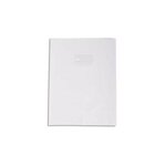 Protège-cahier synthétique 20/100ème 24x32 Blanc CALLIGRAPHE