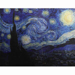 STARRY NIGHT Vincent Van Gogh Monnaie Argent 1 Once 1000 Francs Cameroon 2025