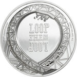 Pièce de monnaie en Argent 5 Dollars g 31.1 (1 oz) Millésime 2021 LOOP THE LOOP