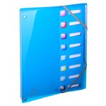 Trieur Extensible En Polypropylène 8 Compartiments Iderama Pp - A4 - Couleurs Assorties - X 8 - Exacompta
