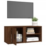 vidaXL Meubles TV 2 Pièces Chêne marron 80x31 5x36 cm Bois d'ingénierie