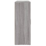 vidaXL Buffets 3 Pièces sonoma gris 60x31x84 cm bois d'ingénierie