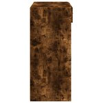 vidaXL Buffet chêne fumé 80x42 5x93 cm bois d'ingénierie