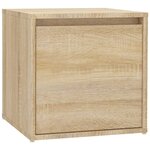 vidaXL Ensemble de meubles de couloir Chêne Sonoma Bois d'ingénierie