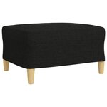 vidaXL Ensemble de canapés 3 Pièces repose-pied et coussins décoratifs