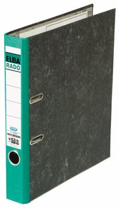 classeur rado papier marbré largeur de dos: 50 mm Vert ELBA