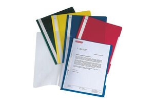 paquet de 25 chemises à lamelles Standard, A4, en PVC, marron LEITZ