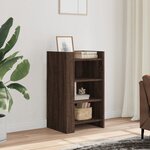 vidaXL Buffet chêne marron 45x35x75 cm bois d'ingénierie